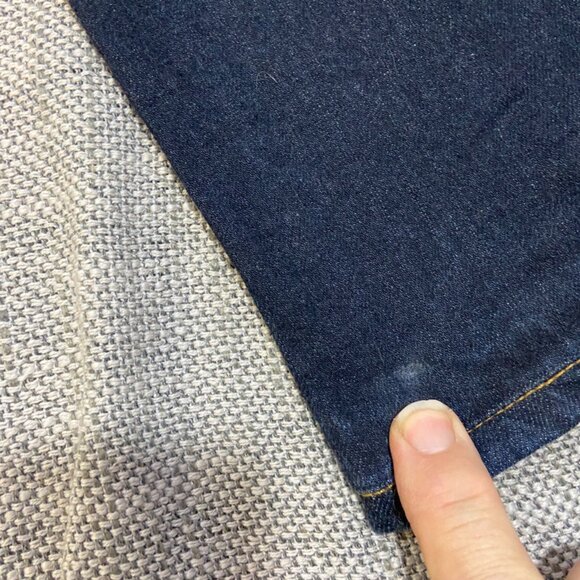 Naked & Famous Skinny Guy Deep Indigo Stretch Selvedge Denim Button Fly Jeans 32 - Picture 10 of 10